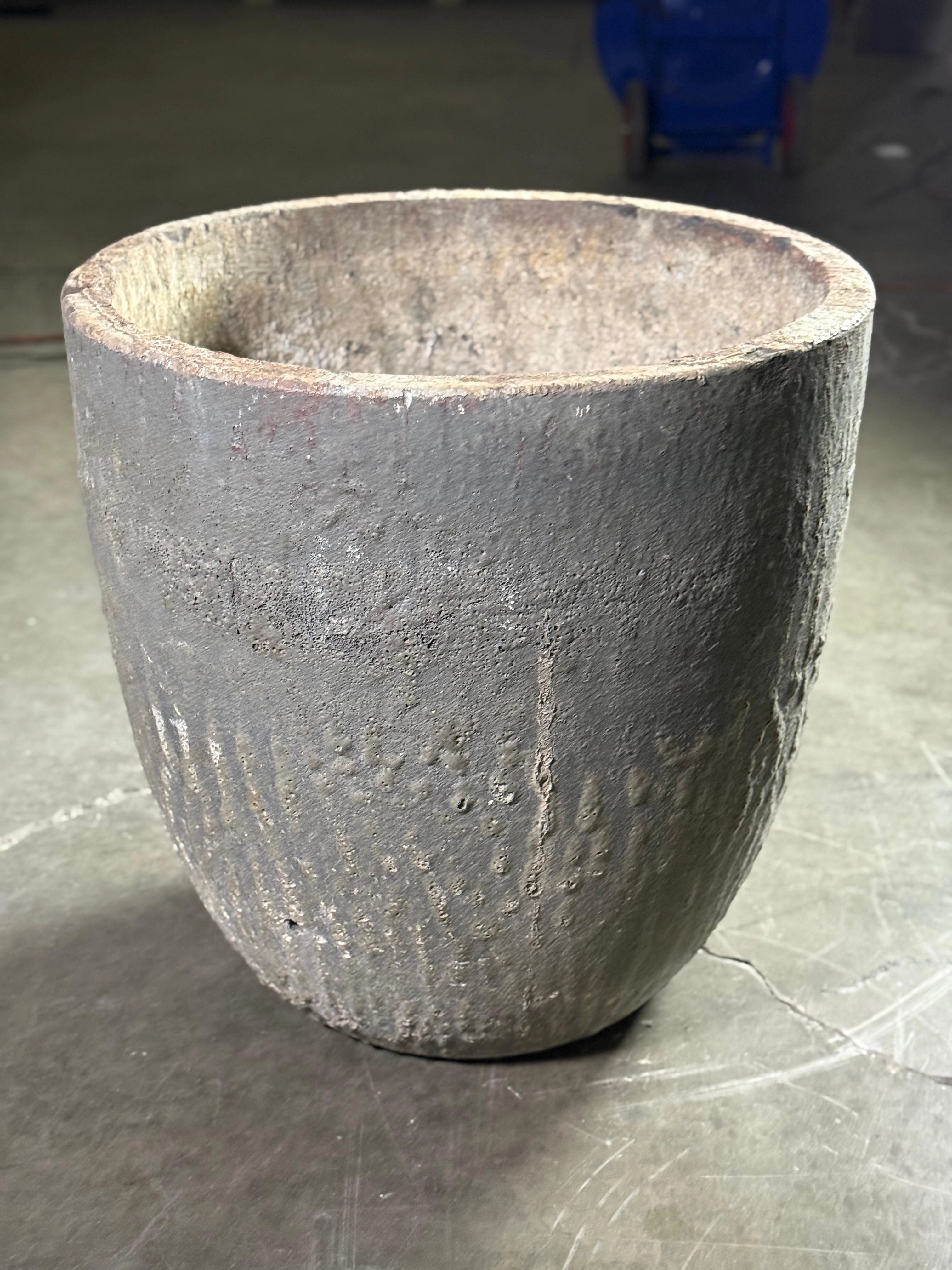 French Antique Foundry Crucibles (Pair) - Image 10